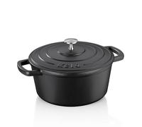 Kela Keuken cocotte Calido 4 litres en fonte noire