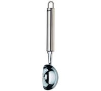 kela Portionneuse à glace acier inoxydable 21 x 4,5 cm RONDO, cuillère à glace Portionneuse pour glace dure, lavable au lave-vaisselle, brillant