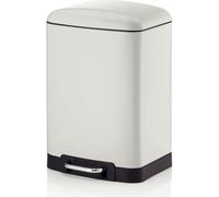 Kela Davino poubelle 12 l blanc-noir 10904