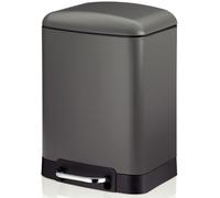 Kela Davino poubelle 6 l gris 22976
