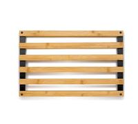 kela Dessous-de-plat en bambou 38 x 24 x 3 cm KIRIL, dessous-de-plat en bois carré, résistant à la chaleur