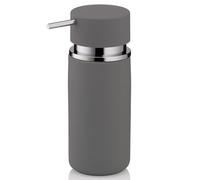 Kela 20422 Distributeur de Savon Liquide Céramique/Caoutchouc Gris 300 ml