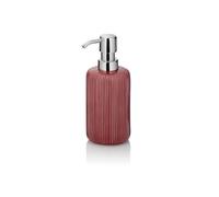 KELA Distributeur de savon céramique Ava - Rouge framboise 350 ml