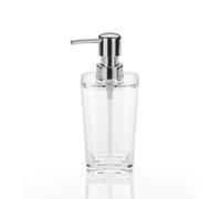 Kela Distributeur de savon Kristall PS-plastique transparent 7,5x7,5x17cm 350ml, 21902
