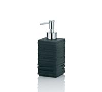 KELA Distributeur de savon POSIDON poly, noir KL-20252