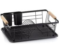 KELA Egouttoir à vaisselle en métal Rica noir 35,0x28,0x13,0cm KL-11713