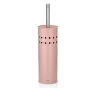kela Ensemble de toilette Leo - Rose - Brosse WC avec support - Accessoire de salle de bain élégant en acier inoxydable et plastique