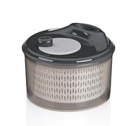 kela Essoreuse à salade avec couvercle 12099 23 cm DRY Salad Spinner, passoire en plastique, passoire pour légumes, fruits, penne, gris