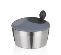 kela Essoreuse à Salade en Acier Inoxydable avec Couvercle 24,5cm, Salad Spinner, passoire en Plastique pour essoreuse à Salade ou passoire pour légumes, Fruits, Penne, Romy, Matt