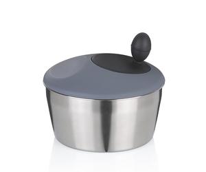 kela Essoreuse à Salade en Acier Inoxydable avec Couvercle 24,5cm, Salad Spinner, passoire en Plastique pour essoreuse à Salade ou passoire pour légumes, Fruits, Penne, Romy, Matt