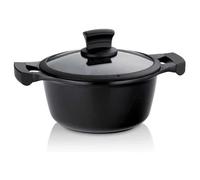 kela Casserole à induction 20 cm avec couvercle en verre STELLA NOVA, Casserole petite 2,2 L avec Oil Control System, fonte d'aluminium revêtue, poignée Softtouch