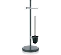 kela Garniture de WC Sinerio anthracite, noir mat & chrome - hauteur env. 77 cm