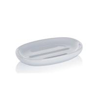 Kela Isabella Porte-savon en céramique, 13,5 x 8,5 cm, blanc