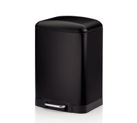 KELA Kosmetikeimer Davino silent close 6l 22,5x20,5cm H:32,5cm mat schwarz