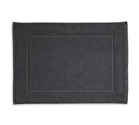 kela Ladessa 23314 Tapis de Bain 100% Coton Gris Granit Lavable en Machine à 60 °C Compatible avec Chauffage au Sol 50 x 70 cm