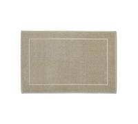 kela Lavinia - Tapis de bain doux - 100 % coton bio - Beige - 60 x 100 cm - Pour salle de bain et douche