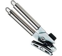 kela Ouvre-boîte manuel 20,5 cm RONDO, pivotant des deux côtés, ouvre-boîte avec décapsuleur, ouvre-boîte sans arêtes vives, brillant