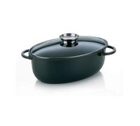 kela line cocotte à braiser en fonte d?aluminium 45cm noir 15153