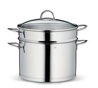 KELA Marmite à pâtes en acier inoxydable avec couvercle CAILIN 24cm KL-10991