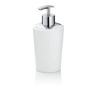 Kela Marta Distributeur de savon, 0,35 l, diam. 8 x 17 cm, blanc