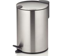 Kela Poubelle à pédale Mats 23615 3 L Gris mat Métal