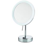Kela miroir cosmétique 12x31.5 cm arrondi avec éclairage chrome 20628