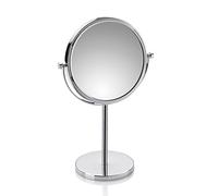 Kela Miroir Cosmétique sur pied, Fabienne, Grossissant 3x, Ø 18 cm, Métal chromé, 20642