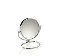 Kela Miroir Cosmétique sur pied, Franca, Grossissant 10x, Ø 9 cm, Métal chromé, 20640