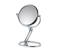 KELA Miroir grossissant x5 Safia Ø14 cm sur pied - Métal - Chromé