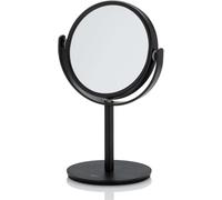 KELA Miroir sur pied Selena métal noir KL-20656