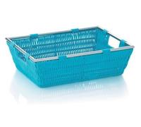 KELA Noblesse panier, 33 × 25 × 10 cm, turquoise KL-22611