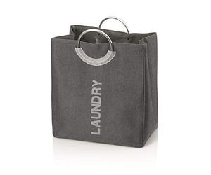 kela Palma Panier à linge Gris granit I Panier à linge Sac à linge Sac à linge I Rangement dans la buanderie et la salle de bain