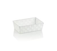 KELA Panier ALVARO PP, blanc 29,5x20,5x8,5cm KL-23020