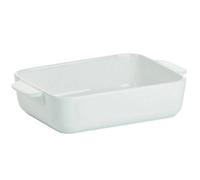 Kela plat à four Ester 22 x 13 5 cm porcelaine blanche