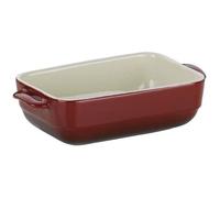 KELA Plat en céramique Malin - 22,5 x 12,5 x 6 cm - Rouge