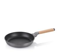 kela Poêle à frire 28 cm VITANA, Poêle à frire à induction, recyclable, Poêle avec Oil Control System, Fonte d'aluminium revêtue, Poignée en bois de hêtre