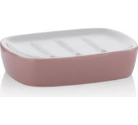 Kela Porte-savon Lindano bois de rose Céramique rosenh