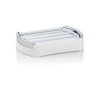 KELA Porte-savon MARTA plastique blanc KL-24190