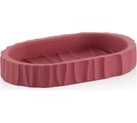 KELA Porte-savon Merida polyrésine rouge framboise 15,0x9,0x2,5cm KL-23768