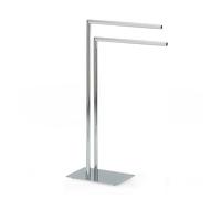 kela Porte-Serviettes Vertical 81cm, Porte-Serviettes avec 2 Barres Porte-Serviettes, Style, métal chromé, Brillant
