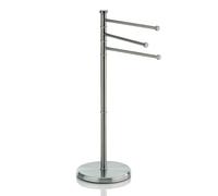 Kela 18958 porte-serviettes, acier inoxydable mat, hauteur 85,5 cm, 'Swing', Argent