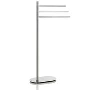 Kela 22699 porte-serviettes, acier inoxydable, hauteur 85 cm, 'Lucido', Argent