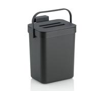 Kela - Poubelle à déchets Organiques Paulo 2,3L Noir