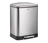 KELA Poubelle Davino silent close 2x12l 37x34cm H:50cm inox mat