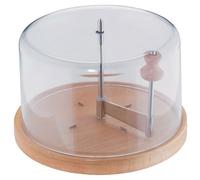 kela Rabot à Fromage Rond avec Capot 16 x Ø 22cm, racloir à Fromage, girolle, Rabot à Chocolat, PLANUM, Bois de hêtre