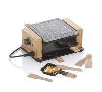 KELA Raclette/Stone Bedretto Granite noir 4 personnes 29,5x21,0x12,5cm KL-16625
