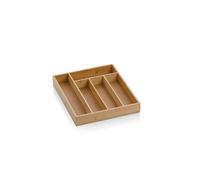 Kela Range-couverts 30x34cm Séparateur de tiroir 5 compartiments Bambou Kalma 12011