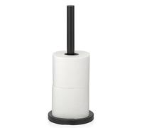 Kela Support de papier toilette Carta, métal noir, Ø 15 cm, H 37 cm, pour 3 rouleaux, 22825