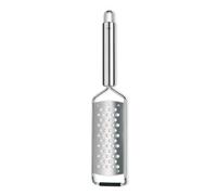 kela Râpe de cuisine en acier inoxydable 32 x 6,5 cm RONDO, Râpe à couronne avec surface de frottement perforée, Râpe à parmesan, lavable au lave-vaisselle, brillant