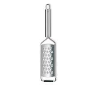 kela Râpe de cuisine en acier inoxydable 32 x 6,5 cm RONDO, Râpe à fromage, Râpe avec surface à râper grossière, résistant au lave-vaisselle, brillant